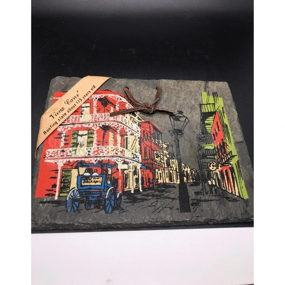 Handpainted Roofing slate